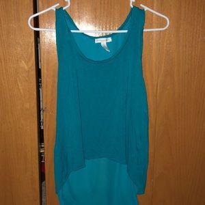 light blue tank top size small